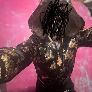 Vintage athletic Y2K legit 2003 baby phat bombers jacket